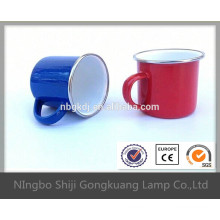 enamel handle tea mug with modern kitchen designs